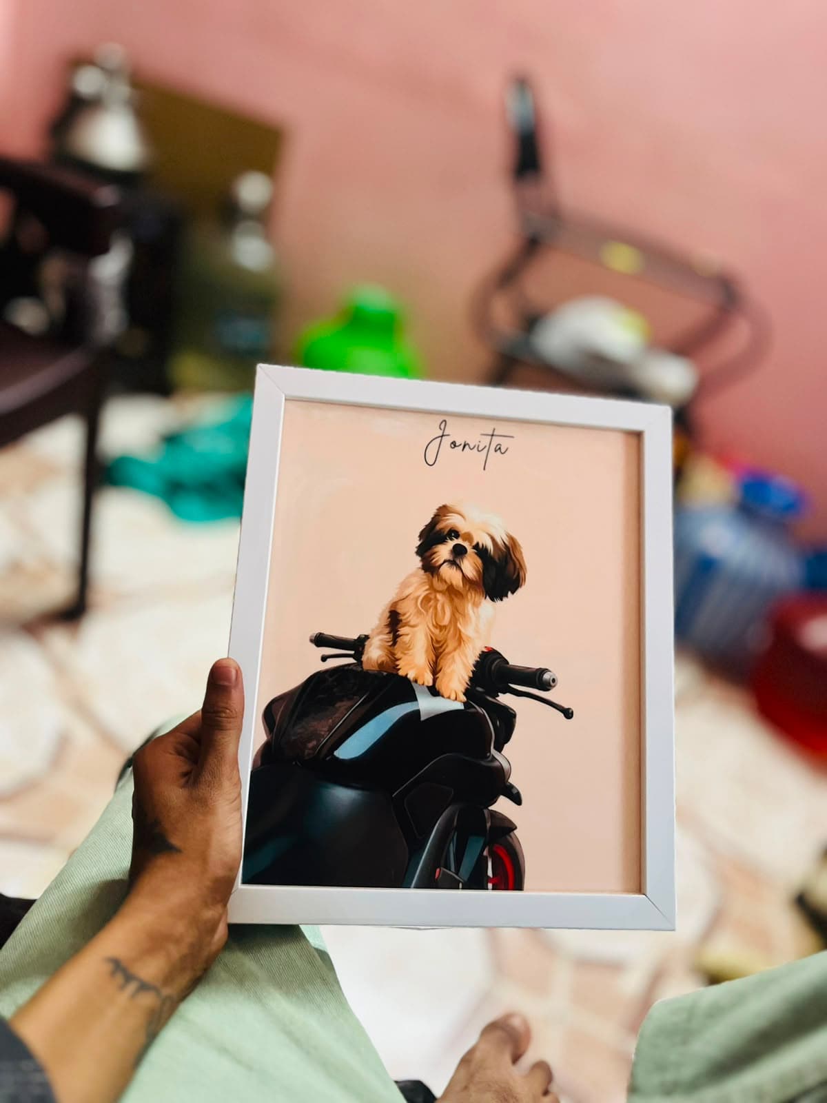 Vaidehi's custom pet portrait