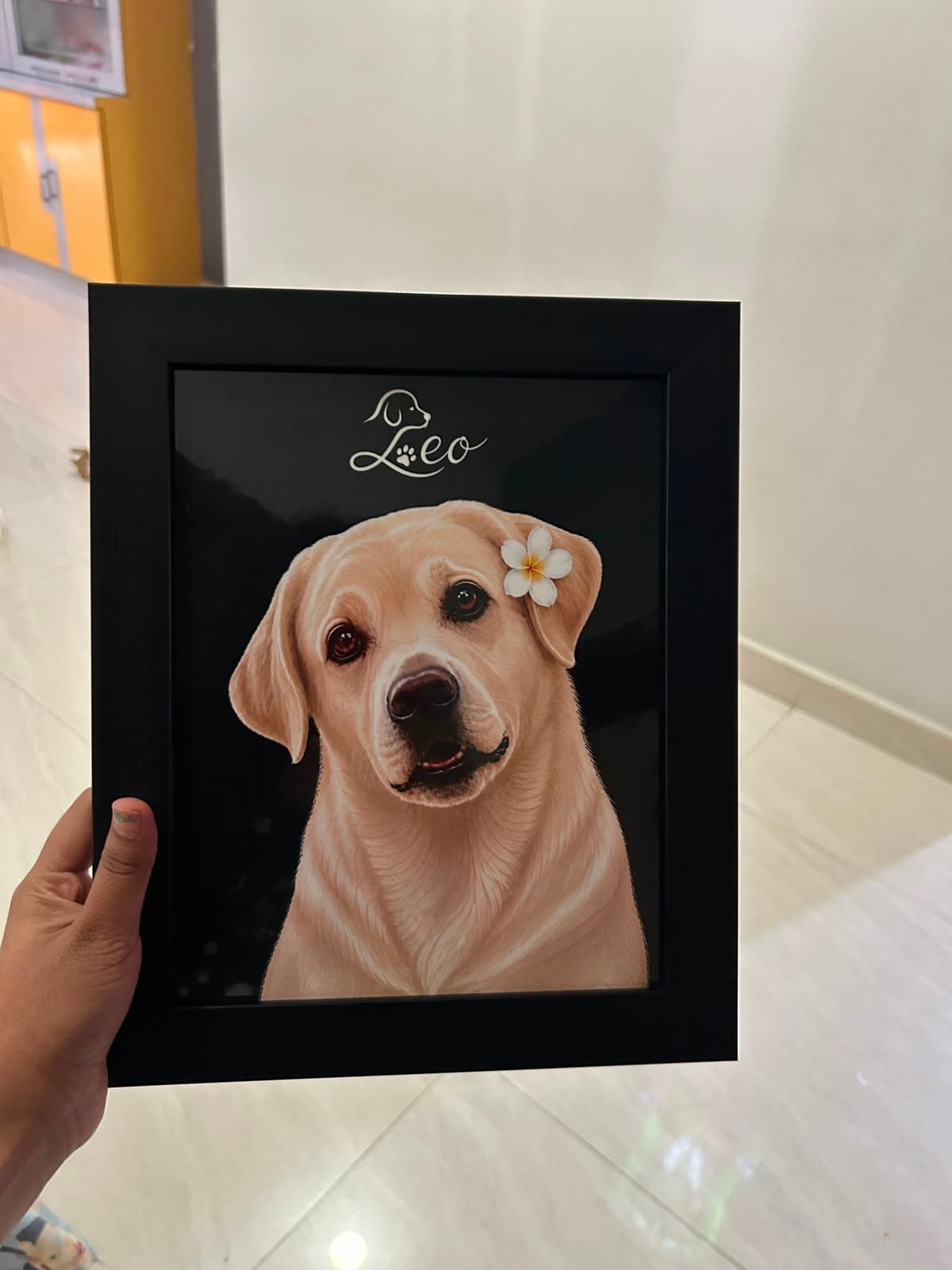 Zoya's custom pet portrait