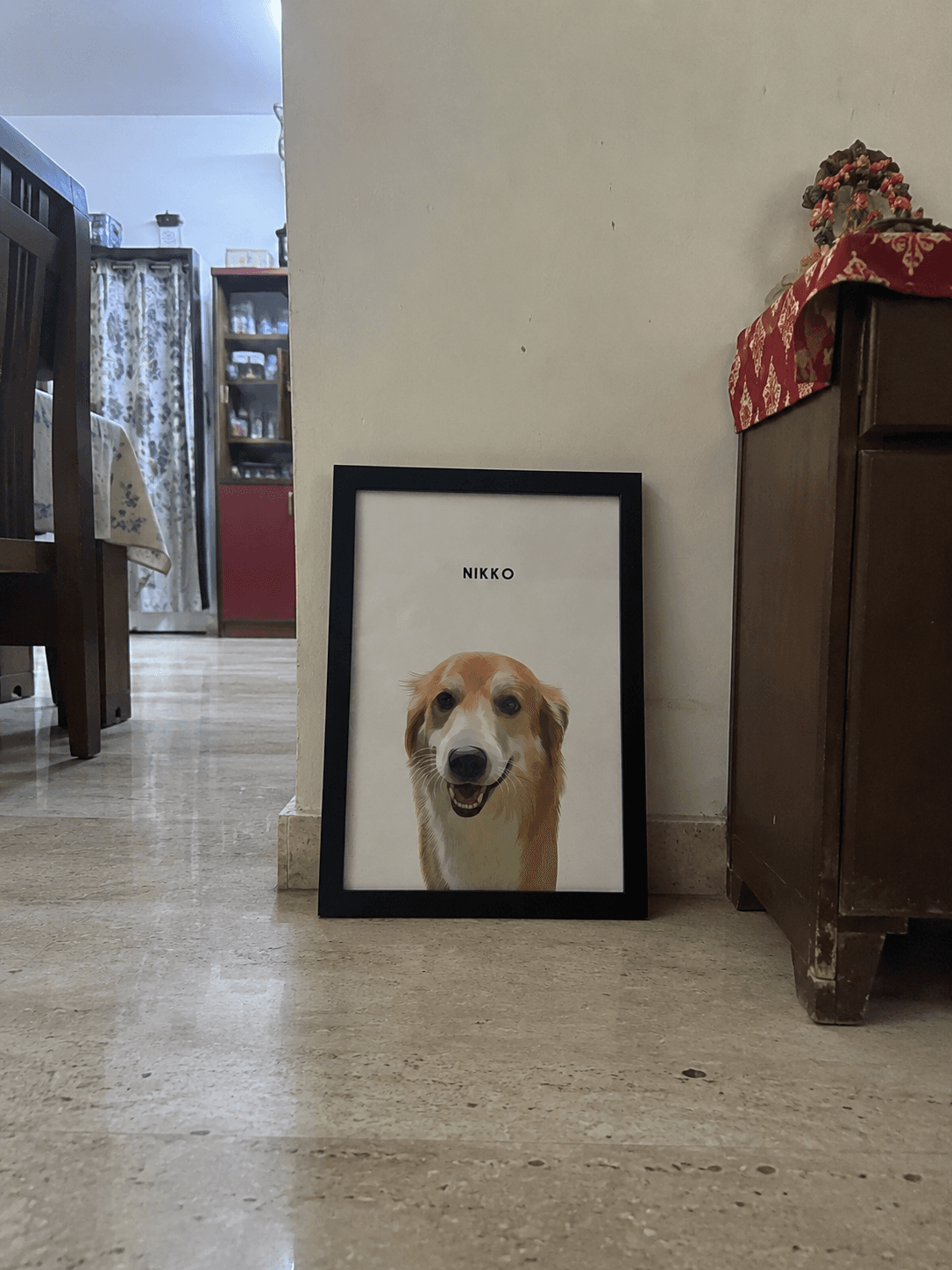 Zoya's custom pet portrait