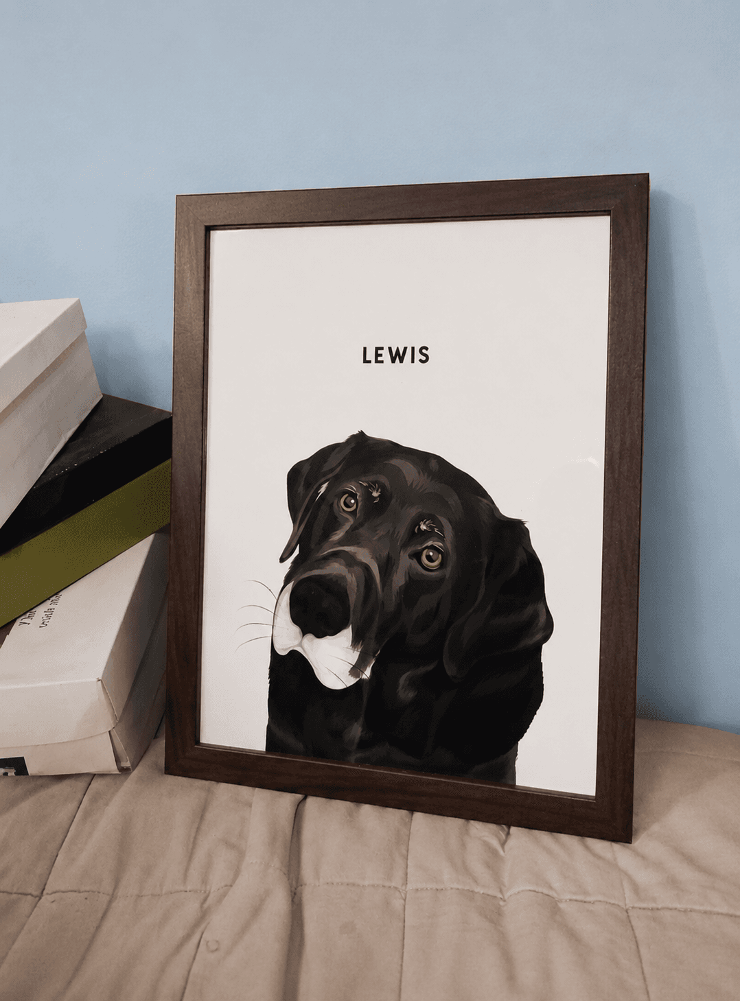 Aarav's custom pet portrait