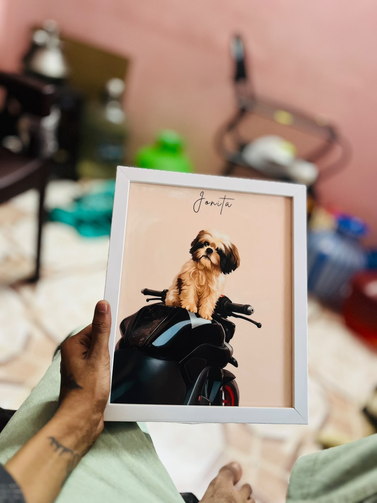 Vaidehi's custom pet portrait