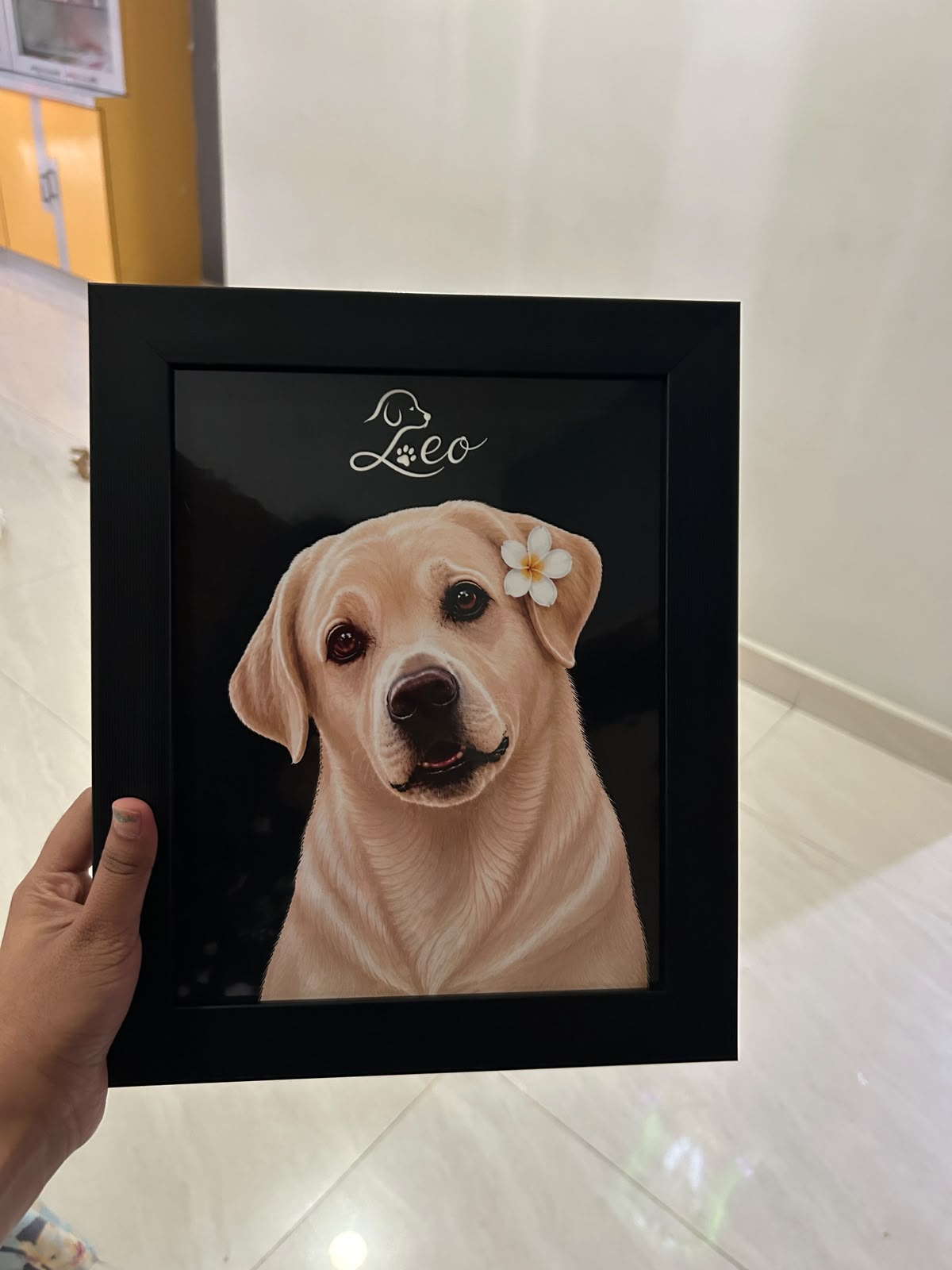 Zoya's custom pet portrait