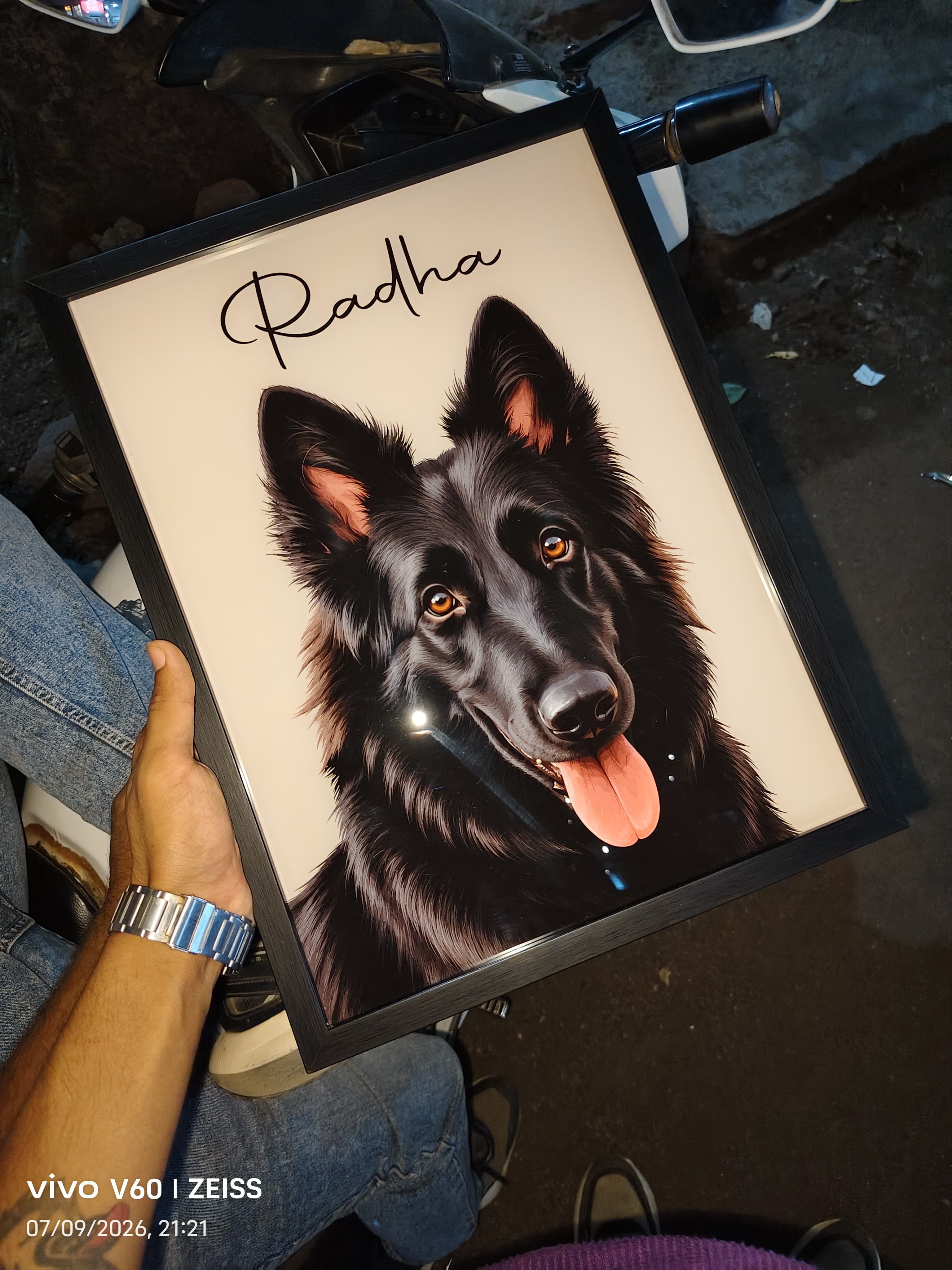 Aarav's custom pet portrait