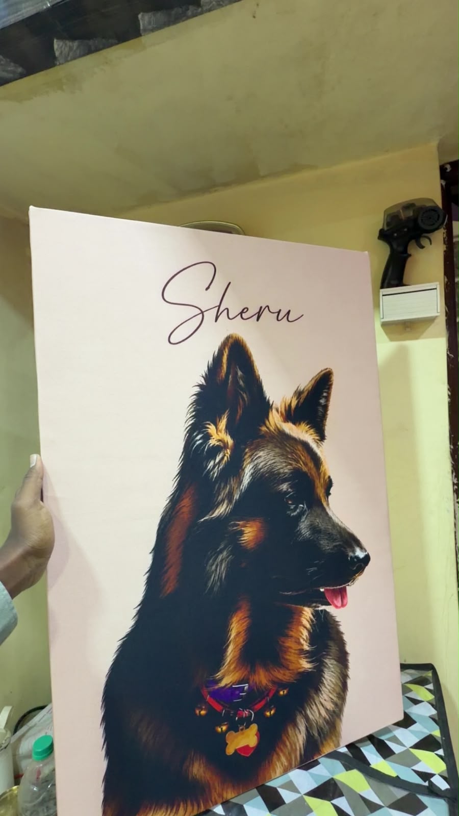 Kiara's custom pet portrait